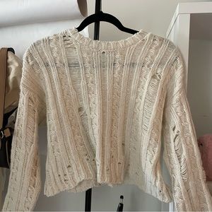 ASOS Cream Knit Sweater